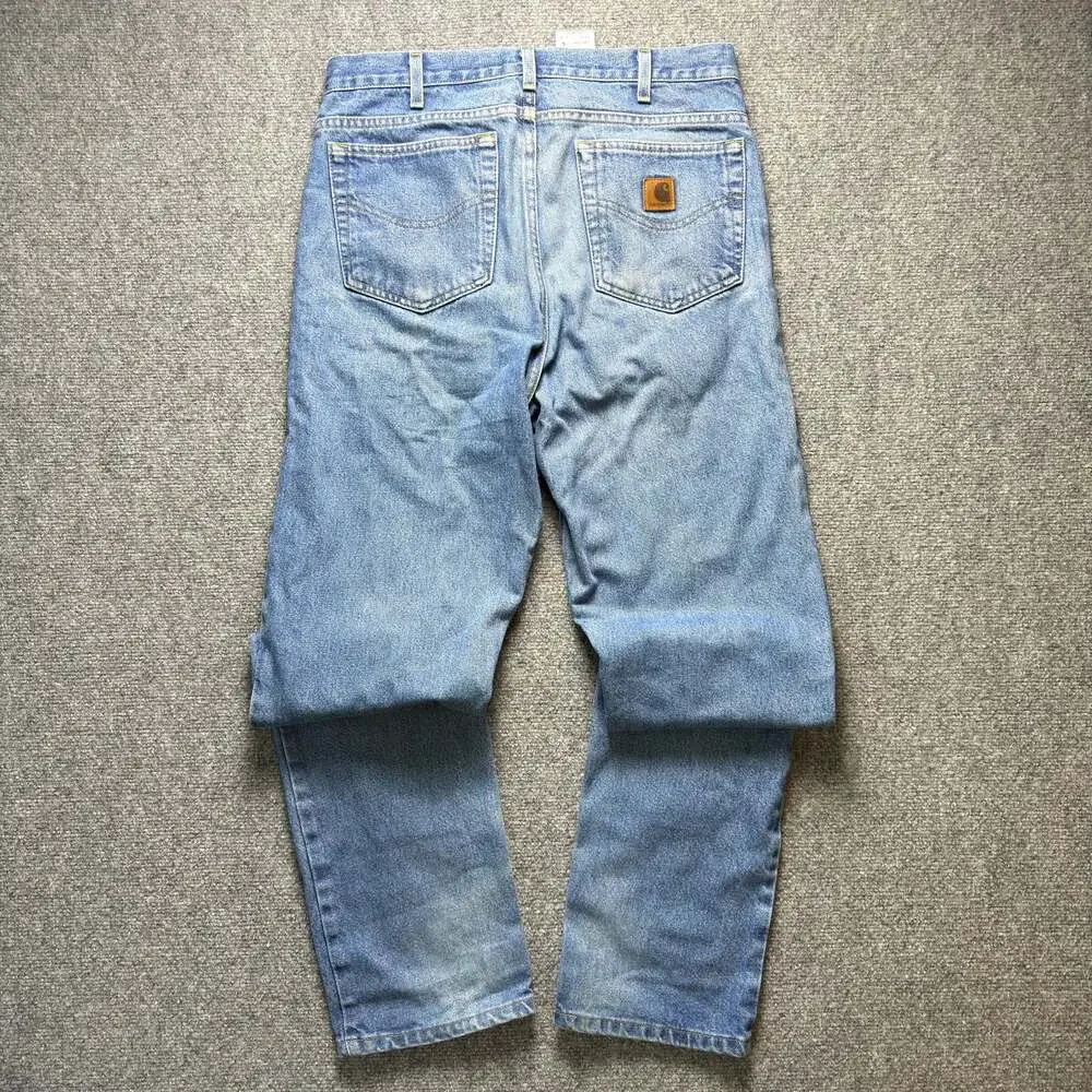 Carhartt B18 DST Traditional Fit Blue Denim Jeans 33x36